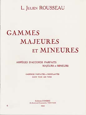 Illustration de Gammes majeures et mineures, arpèges, cadences