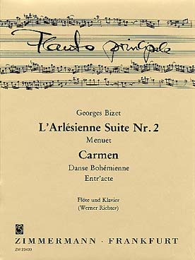 Illustration de 2e Menuet de l'Arlésienne (Richter) et entracte/danse bohémienne de Carmen