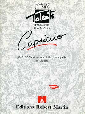 Illustration de Capriccio pour violons, flûtes, trompettes et piano à 4 mains (conducteur et parties)