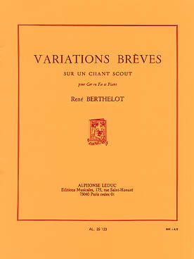 Illustration de Variations brèves sur un chant scout