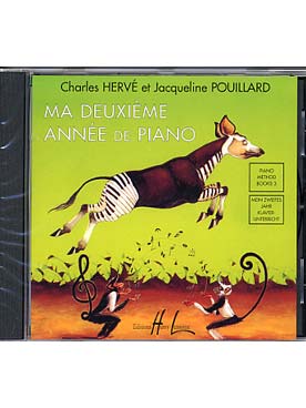 Illustration herve/pouillard ma 2eme annee piano (cd)