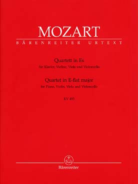 Illustration de Quatuor K 493 en mi b M
