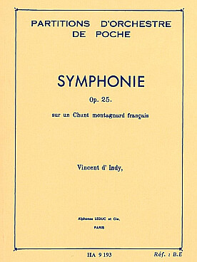 Illustration de Symphonie op. 25 sur un chant montagnard pour piano et orchestre