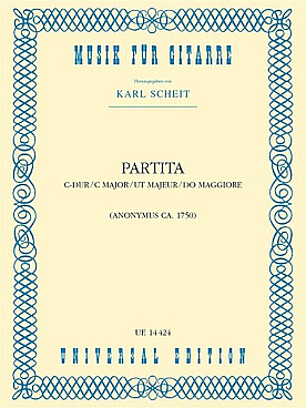 Illustration de Partita en do M (tr. Scheit)
