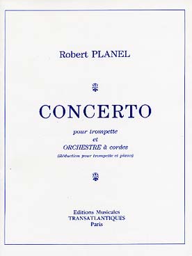 Illustration de Concerto pour trompette et cordes, réd. piano