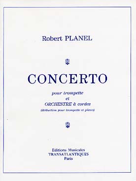 Illustration de Concerto pour trompette et cordes, réd. piano