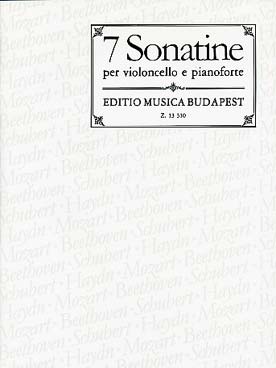 Illustration de 7 SONATINES de Haydn, Mozart, Beethoven et Schubert