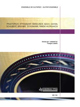 Illustration de MUSIQUE POUR 3 OU 4 GUITARES - Vol. 5 : œuvres de Attaignant, Bach, Haydn, Schubert, Schumann (tr. Leclerc)