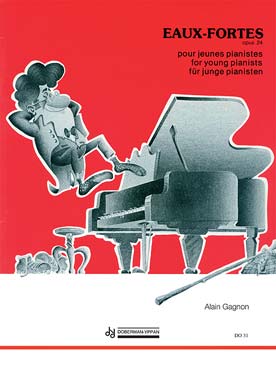 Illustration de Eaux-fortes op. 24 pour jeunes pianistes