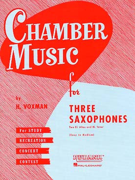 Illustration de Chamber Music for 3 saxophones (2 altos  et 1 ténor)