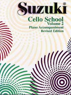 Illustration de SUZUKI Cello School (édition révisée) - Vol. 2 accompagnement piano