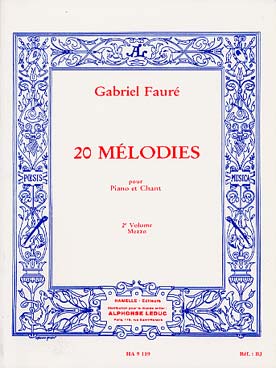 Illustration faure 60 melodies vol. 2 (mezzo-soprano)