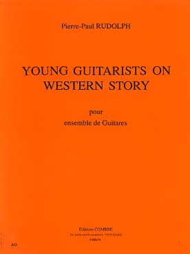 Illustration rudolph young guitarists western story