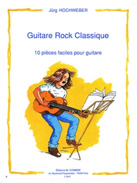 Illustration hochweber guitare rock classique