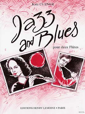 Illustration de JAZZ AND BLUES pour 2 flûtes par Kate Cuzner