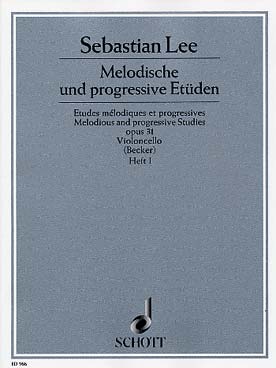 Illustration de 40 Études mélodiques op. 31 - éd. Schott vol. 1