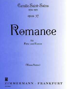 Illustration de Romance op. 37 (éd. Zimmermann)