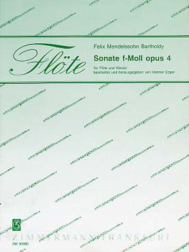 Illustration de Sonate op. 4 en fa m (orig. pour violon, tr. H. Eppel)