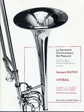 Illustration de Vitrail pour quintette de cuivres (2 trompettes, cor et 2 trombones, C + P)