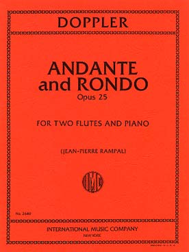 Illustration doppler andante et rondo op. 25 2 flutes