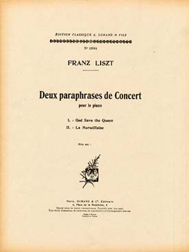 Illustration de 2 Paraphrases de concert : God save the Queen, la Marseillaise