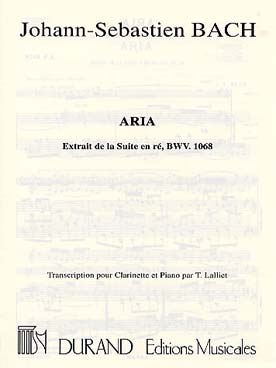 Illustration de Aria de la suite en ré BWV 1068  (Lalliet)