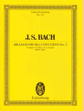 Illustration de Concerto brandebourgeois N° 2 BWV 1047 en fa M
