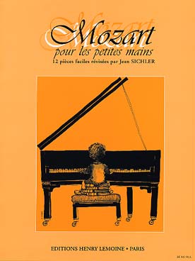 Illustration de Mozart pour les petites mains, 12 pièces faciles révisées par Jean Sichler
