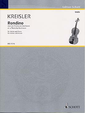 Illustration kreisler rondino sur theme de beethoven