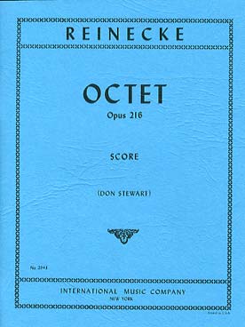 Illustration de Octet op. 216 pour flûte, hautbois, 2 clarinettes, 2 cors et 2 bassons