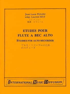 Illustration de Études pour flûte à bec alto (arr. L. Hay)