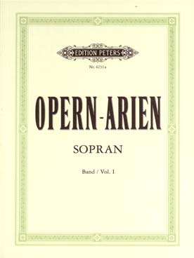 Illustration de OPERNARIEN (36 airs d'opéras) - Vol. 1 soprano : Beethoven, Gluck, Haendel, Mozart et Pergolese