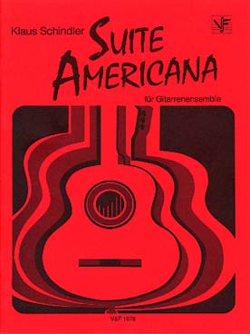 Illustration de Suite Americana pour 4 guitares, contrebasse et tambour - Conducteur