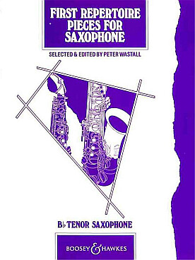 Illustration de FIRST REPERTOIRE PIECES pour saxo ténor