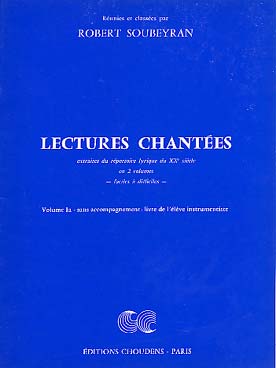 Illustration de Lectures chantées extraites du répertoire religieux des 16e, 17e et 18e siècles - Vol. 1a (élève instrumentiste)