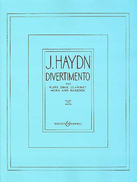 Illustration de Divertimento en si b (arr. Parry) pour quintette à vent