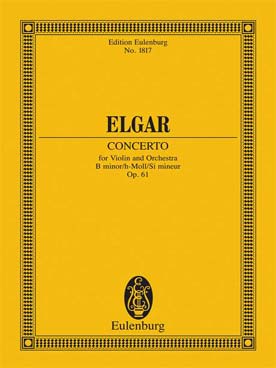 Illustration de Concerto op. 61 en si m pour violon et orchestre