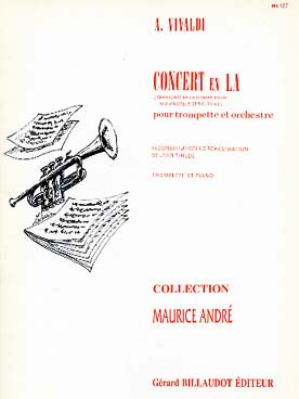 Illustration de Concerto en la (coll. André, arr. Thilde)