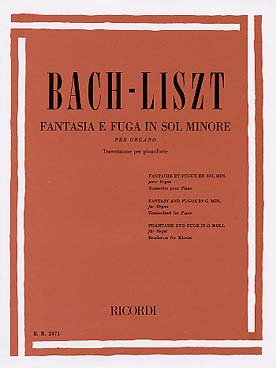 Illustration de Fantaisie et fugue en sol m BWV 542 (tr. Liszt)