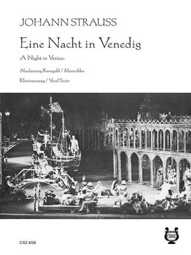 Illustration de Une nuit à Venise Opéra comique en 3 actes Version réduction piano