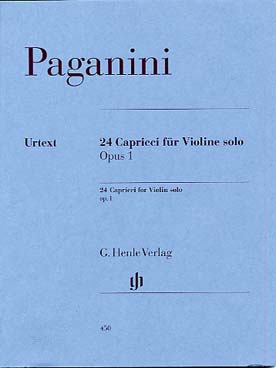 Illustration paganini caprices (24) op. 1