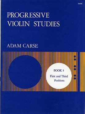Illustration de Progressive violin studies  - Vol. 3