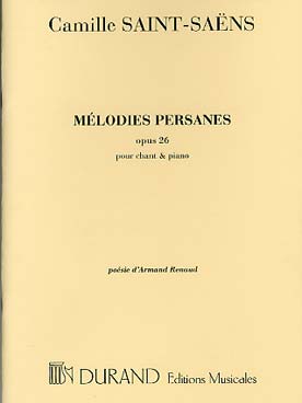 Illustration saint-saens melodies persanes op. 26