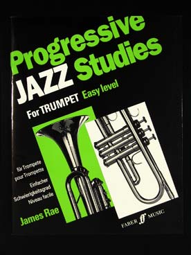 Illustration de Progressive jazz studies for trumpet - Easy level