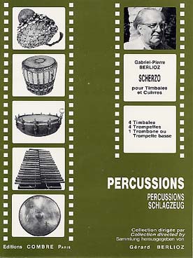 Illustration de Scherzo pour 4 timbales et cuivres (4 trompettes et un trombone ou trompette basse)