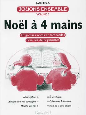 Illustration antiga jouons ensemble vol. 3 noels