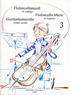 Illustration de MUSIQUE DE VIOLONCELLE pour les premiers pas - Vol. 3