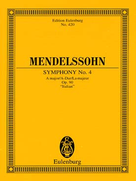 Illustration de Symphonie N° 4 op. 90 en la M "Italienne"