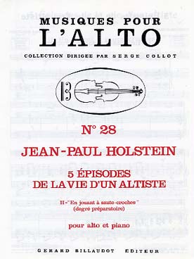 Illustration de 5 Épisodes de la vie d'un altiste - N° 2 : En jouant à saute croches (préparatoire)