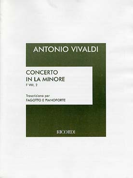 Illustration de Concerto RV 498 F VIII N° 2 en la m
